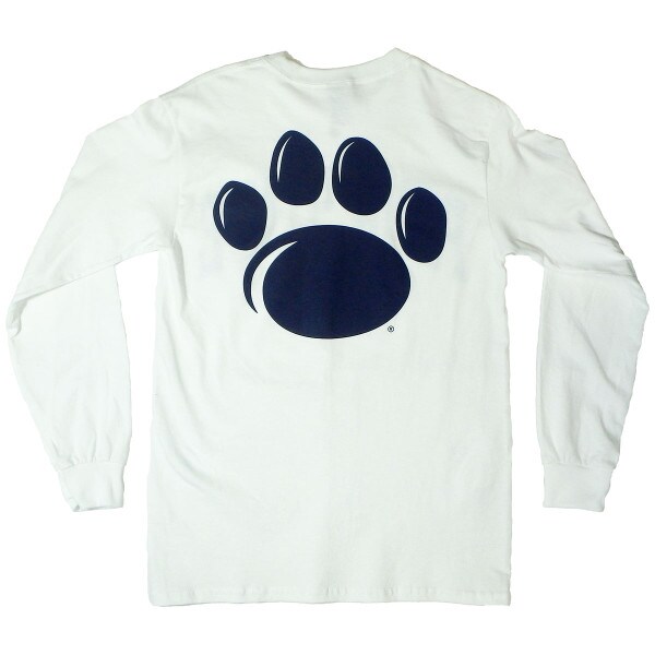 Penn State long sleeve t-shirt paw on back image